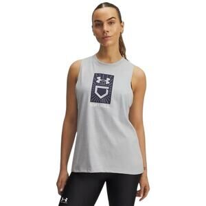 NWT! Under Armour UA Softball Plate Tank in Light Heather Gray - Size Medium